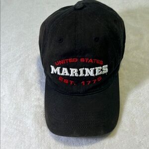 United States Marines Black Cap